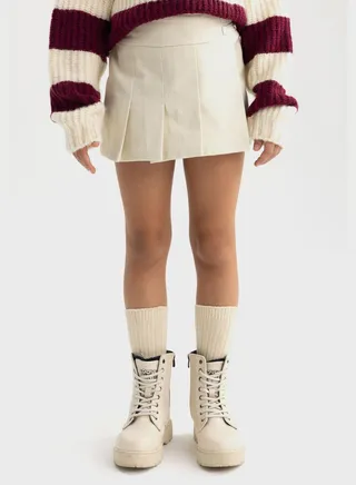 Kids Essential Woven Midi Skirt 
