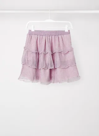 Kids/Teen Tiered Skirt Purple 