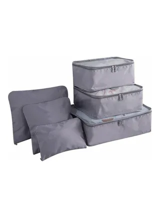 6-Piece Travel Storage Organizer Bag Set 23x19x11cm 