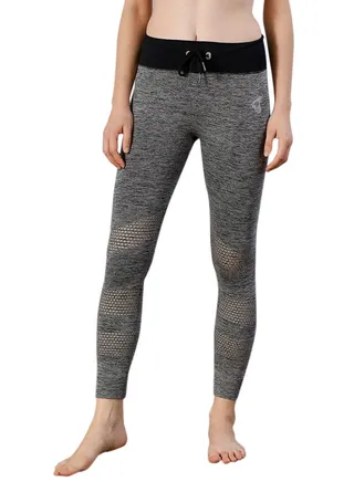 Skin Fit Tights Grey Melange 