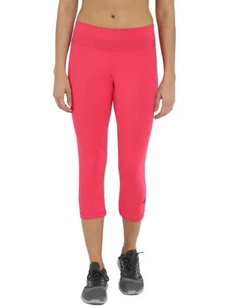 Marl Knit Sports Capri Ruby 