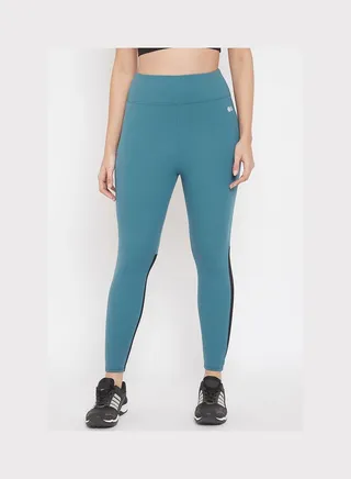 Snug Fit Active Ankle-Length Tights Blue 