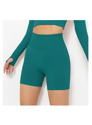 Yoga Tight Fitting Stretch Soft Pants Green 