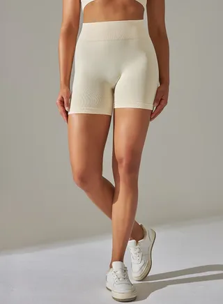 Yoga Tight Fitting Stretch Soft Pants White 