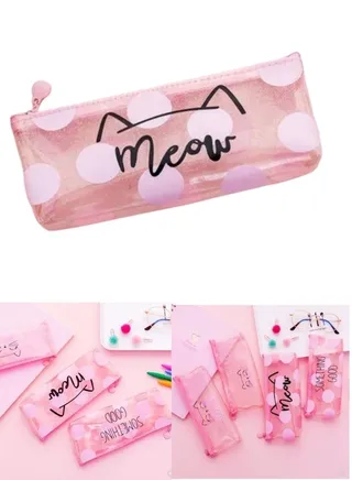 1 piece pencil bag for school supplies,office supplies bag, multicolor 