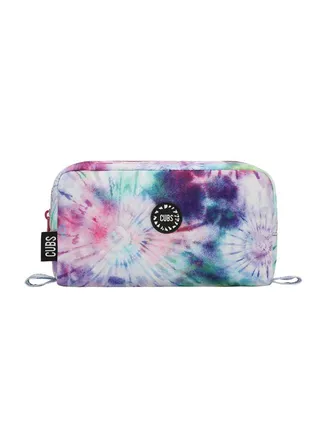 Cubs Junior Lavander Tie Dye MultiColor Pencil Case 