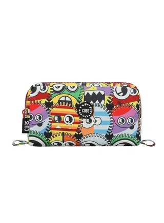 Cubs Junior Robots Big Eyes MultiColor Pencil Case 
