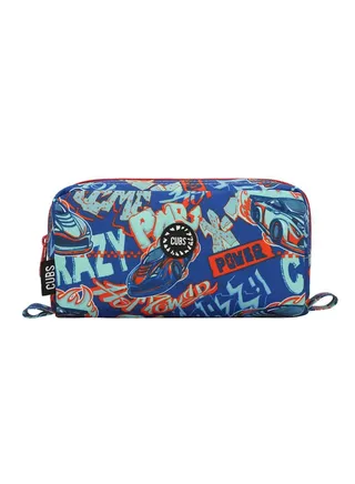 Cubs Junior Car Flames MultiColor Pencil Case 