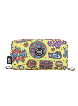 Cubs Junior Good Vibes & Smiles MultiColor Pencil Case 