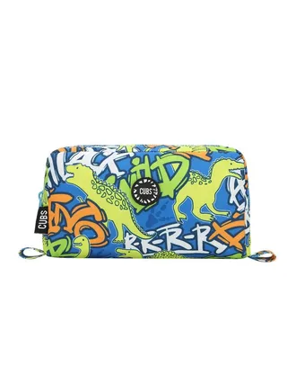 Cubs Senior Trex Roaring MultiColor Pencil Case 