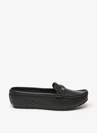 Women's Textured Slip-On Mules 