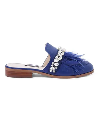 Jarae Mules Blue 