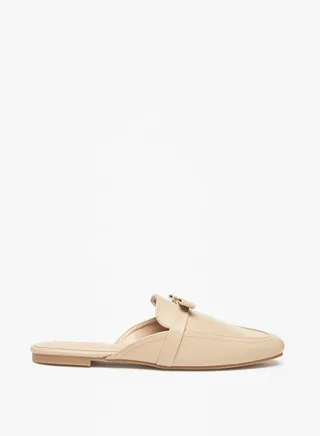 Women's Bow Detail Slip-On Mules 