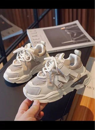 Comfortable Breathable Mesh Sneakers Beige 