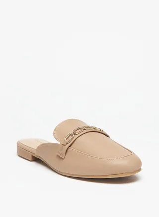 Women's Embellished Slip-On Mules 