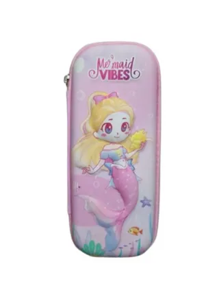 3D Pencil Case High Quality 3D Pencil Cases and Bags for Boys and Girls, Embrace Adventure with Vibrant Colors with High Quality(Mermaid) (Mermaid) (Yellow Hair(Pink)) 