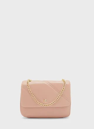Logo Detailed Flap Over Clutches