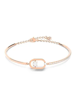 Chomel Women's Oval Rose Gold Plated Bracelet 