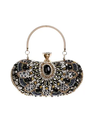Stone Studded Party Clutch 