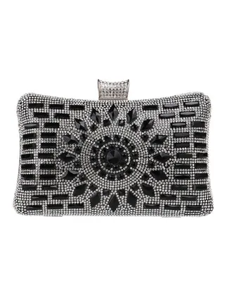 Stone Embellished Wedding Clutch 