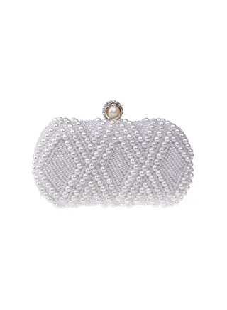 Pearl Studded Party Clutch 
