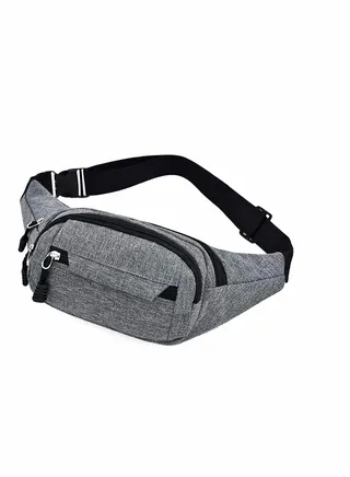 Sports Waist Bag Unisex Fanny PackWater Proof Fanny Pack and Wear-Resistant 4 Pockets Large Capacity Runner Gifts Travel Fanny PackOutdoor Sports Waist Bag 