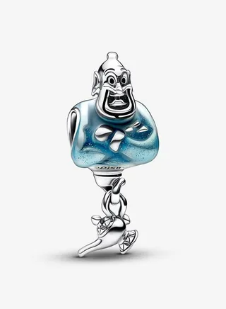 925 Sterling Silver Disney Aladdin Genie & Lamp Charm for Pandora Moments Women's Bracelet 792348C01 