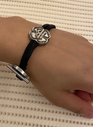 Lucky Brand Leather Keychain Bracelet For Unisex Made In USA 