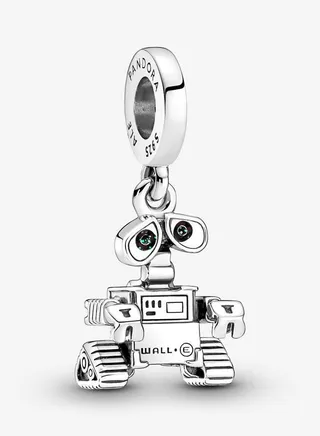 925 Sterling Silver Disney Pixar Wall-E Dangle Charm for Pandora ME/Moments Women's Bracelet 792030C01 