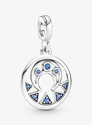 925 Sterling Silver Moon Power Medallion Charm for Pandora ME Women's Bracelet or Earring 799669C01 
