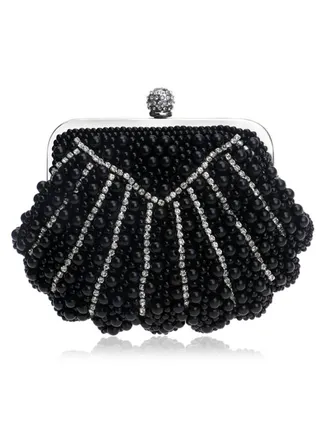 Fashion Banquet Bag Black/Silver 