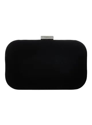 Polyester Blend Clutch LWCC00222BLACK Black 