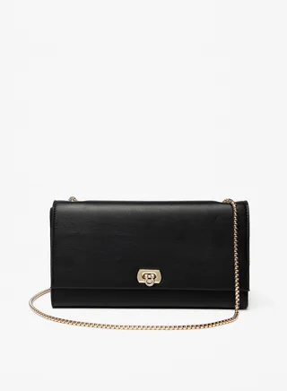 Solid Clutch with Flap Closure 
