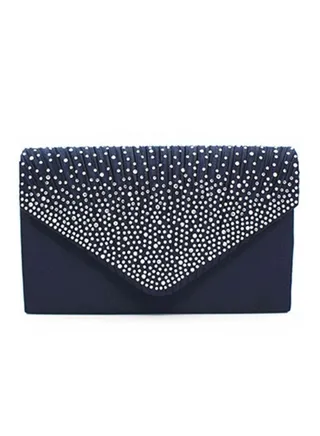 Milisente Evening Bag for Women | Glitter Rhinestone Wedding Evening Purse | Crystal Envelope Crossbody Shoulder Clutch Bags 