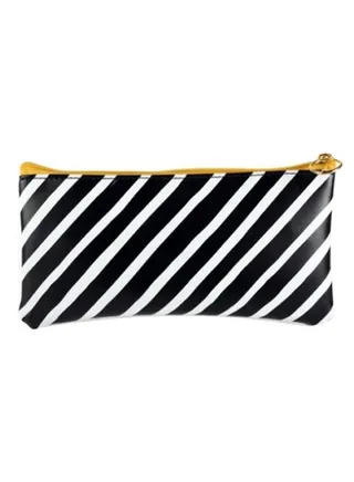 Zebra Pattern Carry Clutch Black/White/Yellow 
