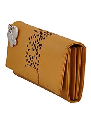 Polyester Blend Wallet BNS 2394MSD Brown 