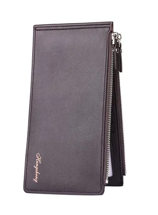 Multifunctional Leather Wallet Brown 