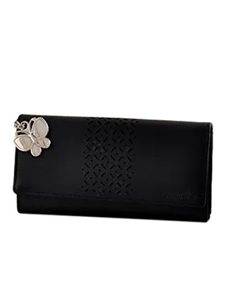 Polyester Blend Wallet BNS 2386BK Black 