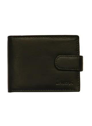 Leather Designer Wallet Black 
