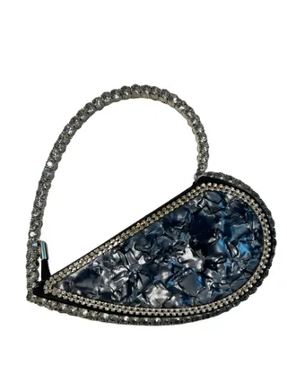 Acrylic Heart Shape Clutch 