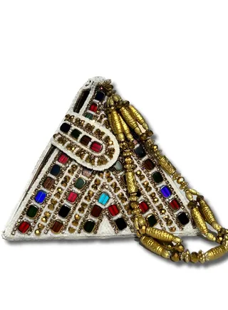 Pyramid Shape Clutch 