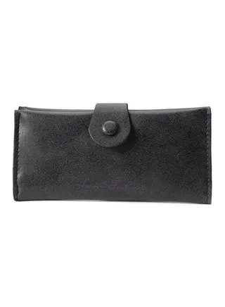 Multifunctional Leather Wallet Black 
