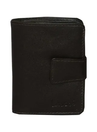 Bi-Fold Leather Wallet Black 