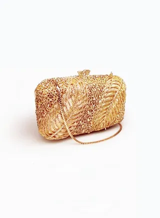 Luxury Artistic Carved Floral Crystal Encrusted Gold Evening Bag Small Clutch Mini Party Bag 