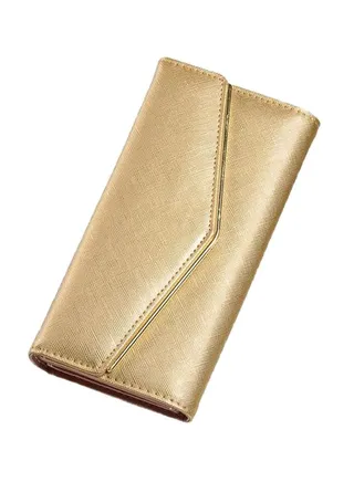 Leather Wallet Gold 