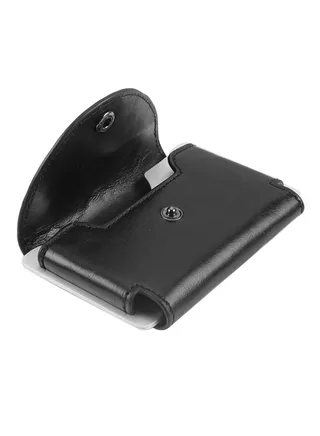 Multifunctional Leather Wallet Black 