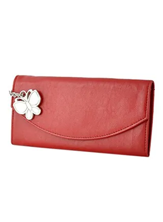 Polyester Blend Wallet BNS 2320 DRD Red 