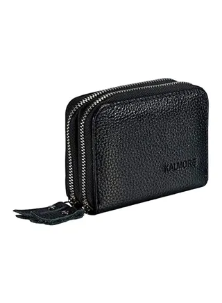 RFID Leather Wallet Black 