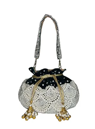 Round Shape Beaded Potli 