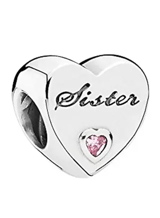 925 Sterling Silver Sister's Love Beads 